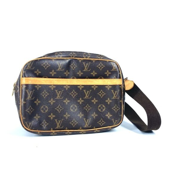 LOUIS VUITTON Brown Monogram Canvas Shoulder Bag - Picture 1 of 16
